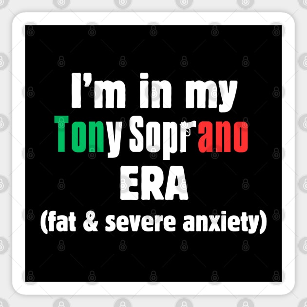 Tony Soprano Era Sticker by Low Life Shirts